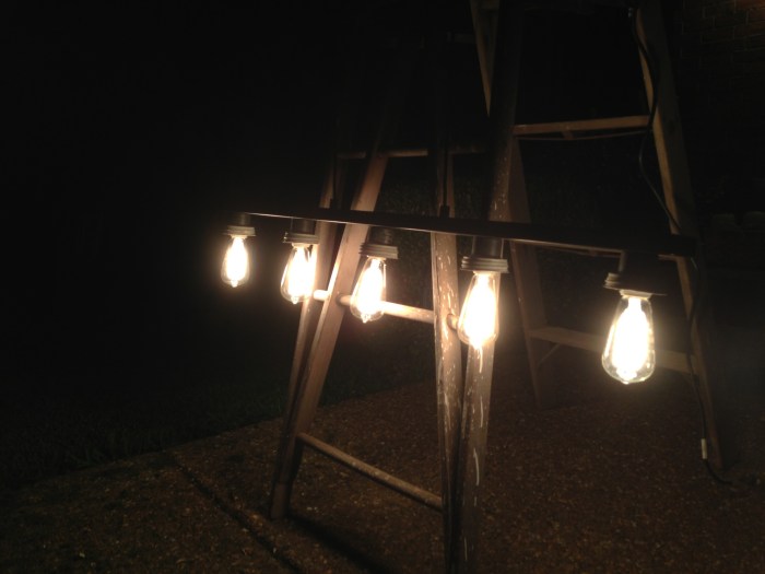 5 bulb industrial linear light