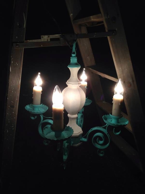 4 light statement chandelier